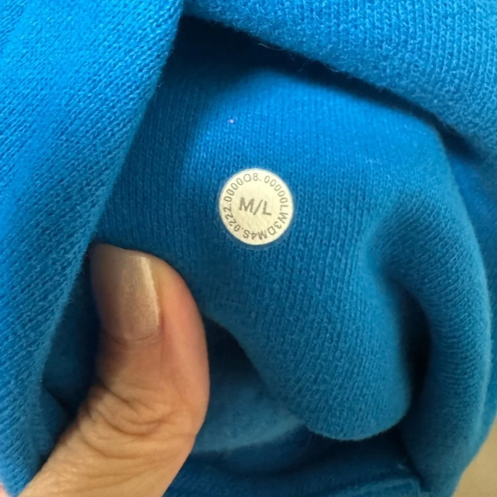 LULULEMON HALF ZIP SCUBA OVERSIZE M/L POOLSIDE